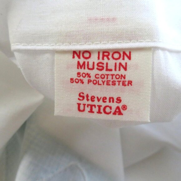 Vintage Stevens Pillowcase Set Boy Girl Gingham Pants Pocket Handkerchief Accent - Picture 4 of 13